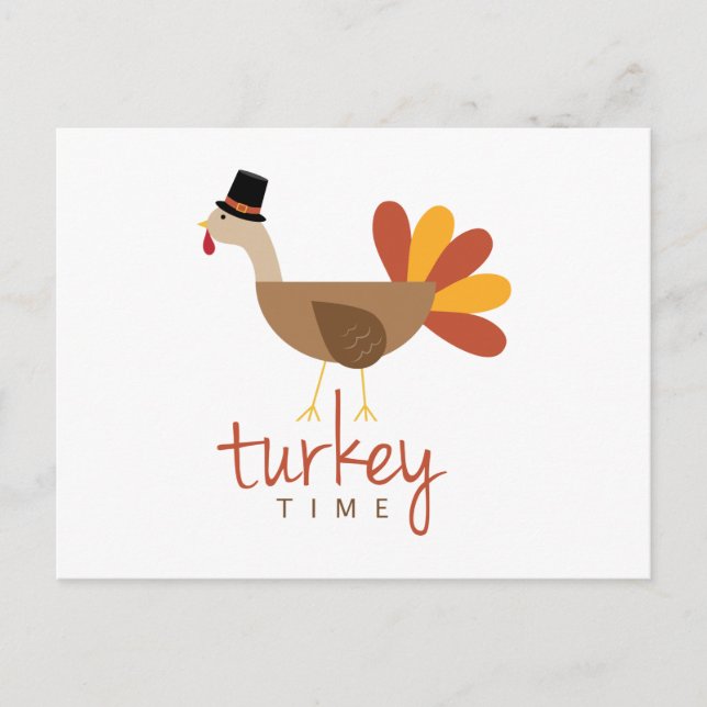 Turkey Time Postcard (Front)