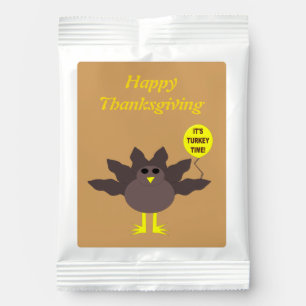Turkey Time Thanksgiving Custom Lemonade Drink Mix