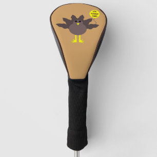 Turkey Time Thanksgiving Golf Driver Cover