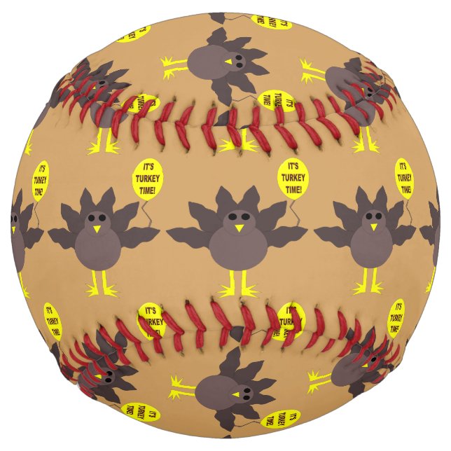 Turkey Time Thanksgiving Softball (Front)