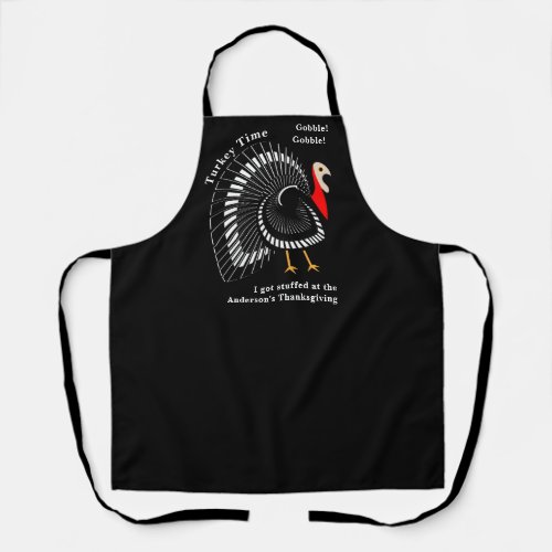 Turkey Time Totally Stuffed Holiday Dinner Apron