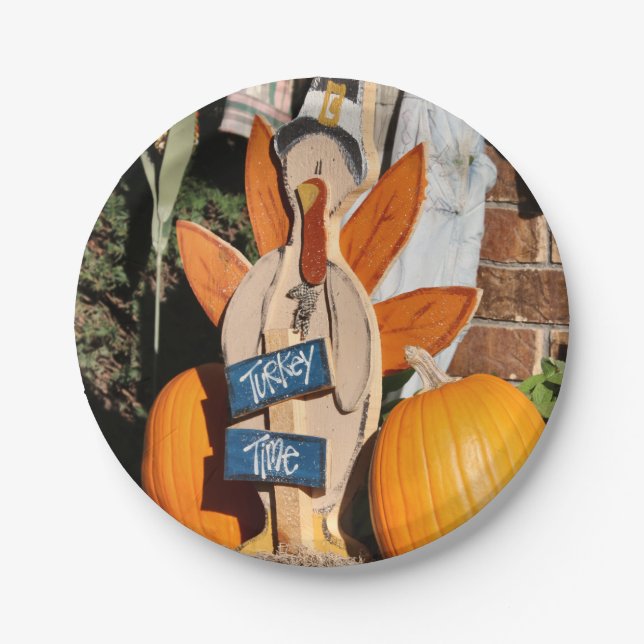 Turkey timer  paper plates (Front)