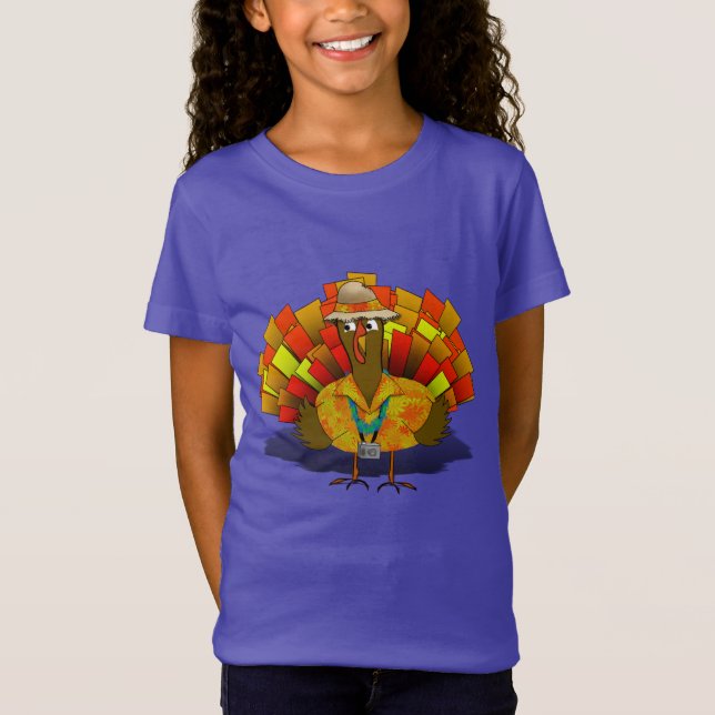 Turkey Tourist Thanksgiving  T-Shirt (Front)