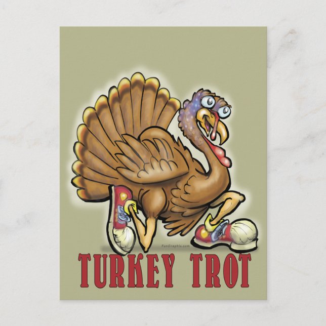 Turkey Trot Card.png Postcard (Front)