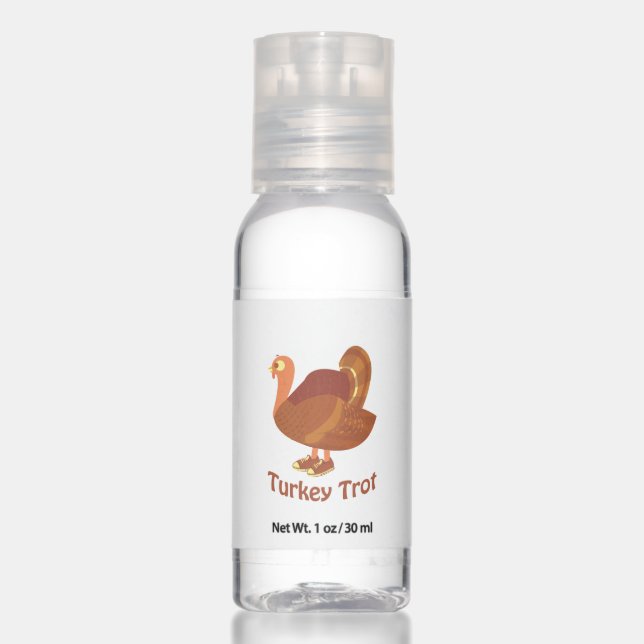 Turkey trot  hand sanitizer (Front)