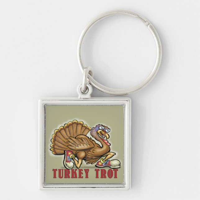 Turkey Trot Keychain (Front)