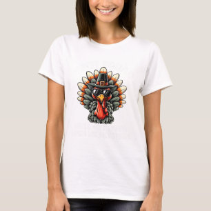 Turkey Trot Squad Funny Thanksgiving Running Costu T-Shirt