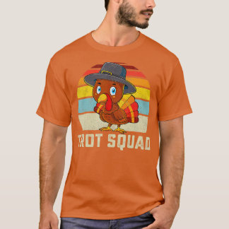 Turkey Trot Squad Thanksgiving Run Costume Men Wom T-Shirt
