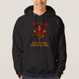 Turkey Trot Squad  Thanksgiving Running Costume Hoodie