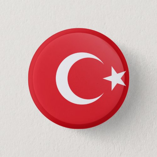 Turkey Turkish Flag Button