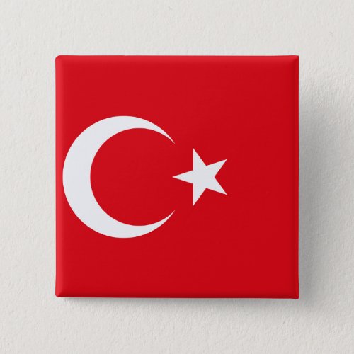 Turkey Turkish Flag Button