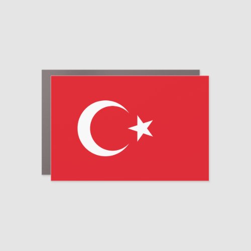 Turkey Turkish Flag Car Magnet