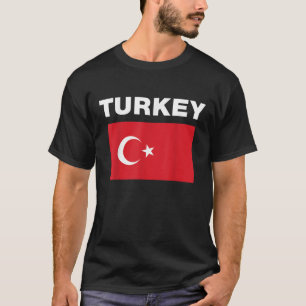 Turkey Turkish Flag Heritage T Shirt