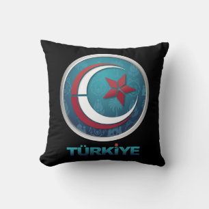 Turkey Turkiye Europe Asia Throw Pillow