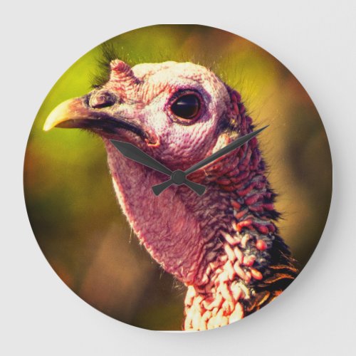Turkey Up Close and Personal Acrylic Wall Clock