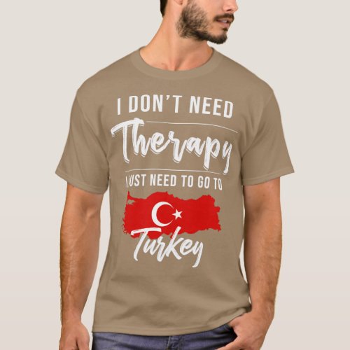 Turkey Vacation Turkey Flag  T_Shirt