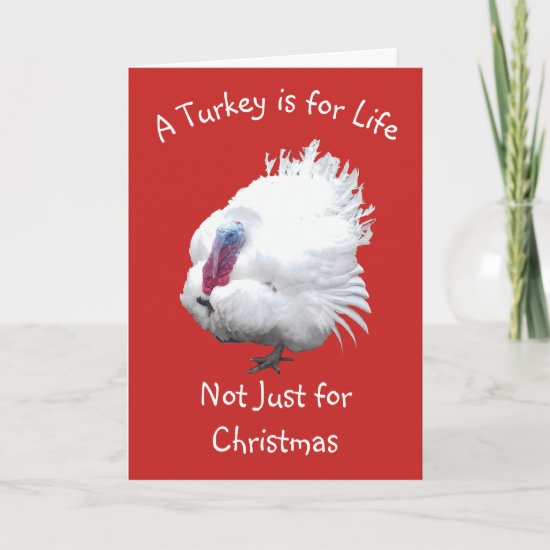 Turkey Vegan Christmas Card