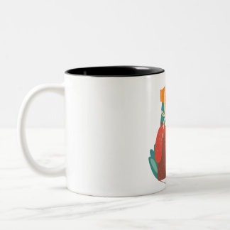 Turkey Vibes Only  Two-Tone Coffee Mug