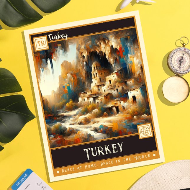 Turkey | Vintage Painting Postcard (Creator Uploaded)