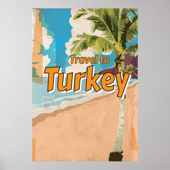 Turkey Vintage vacation Poster (Front)