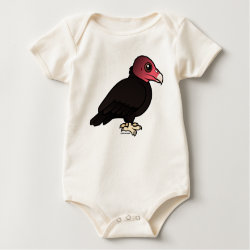 Birdorable Turkey Vulture Infant Organic Creeper