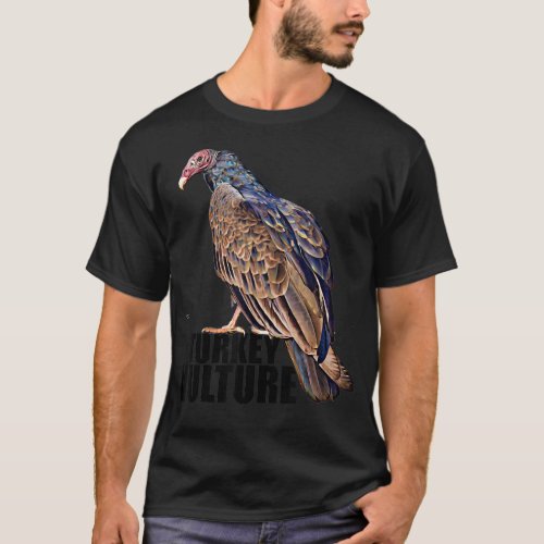 Turkey Vulture Buzzard Illustration  T_Shirt