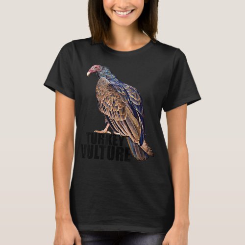 Turkey Vulture Buzzard Illustration  T_Shirt