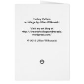 Turkey Vulture Cards (Back)