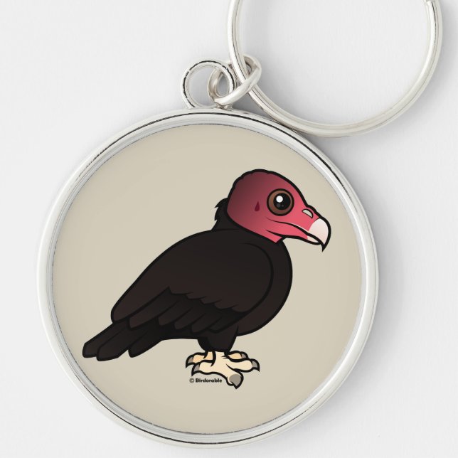 Turkey Vulture Keychain (Front)