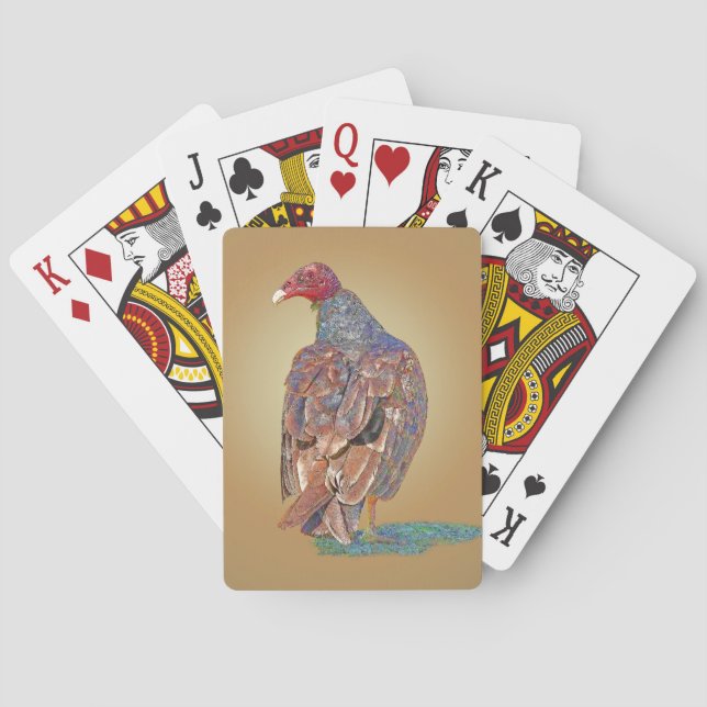 TURKEY VULTURE POKER CARDS (Back)