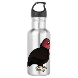 Birdorable Turkey Vulture Water Bottle (24 oz)