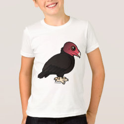 Birdorable Turkey Vulture Kids' American Apparel Fine Jersey T-Shirt