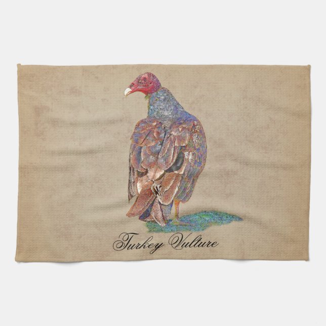 TURKEY VULTURE TOWEL (Horizontal)