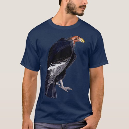 Turkey Vulture Vintage Illustration Premium T_Shirt