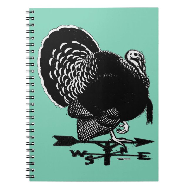 Turkey Weathervane Notebook (Front)