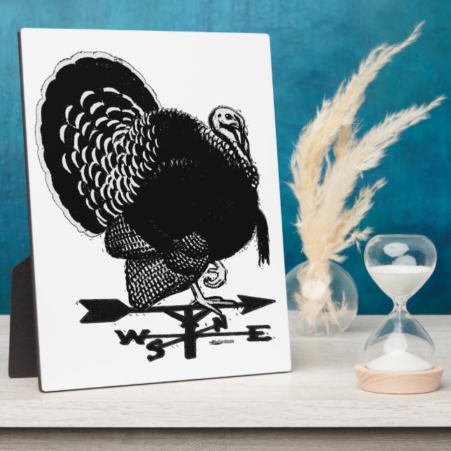 Turkey Weathervane Plaque (Side)