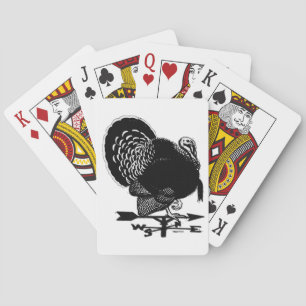 Turkey Weathervane Poker Cards