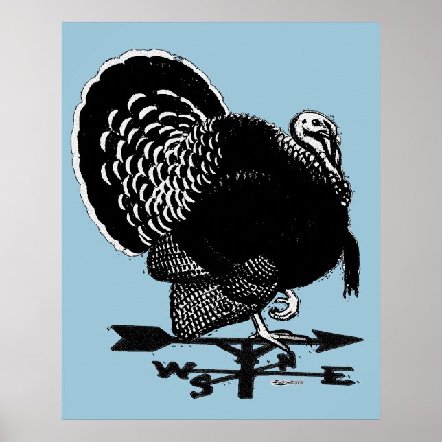 Turkey Weathervane Poster (Front)