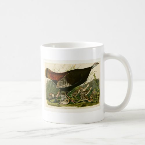 Turkey Wild Audubon Bird Painting Coffee Mug