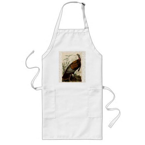 Turkey Wild Audubon Bird Painting Long Apron