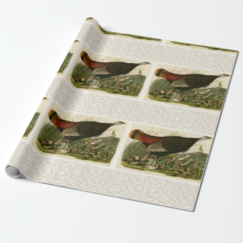 Turkey Wild Audubon Bird Painting Wrapping Paper
