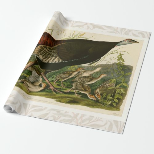 Turkey Wild Audubon Bird Painting Wrapping Paper