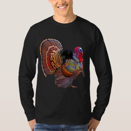 Turkey Wild Bird Wildlife Thanksgiving T_Shirt