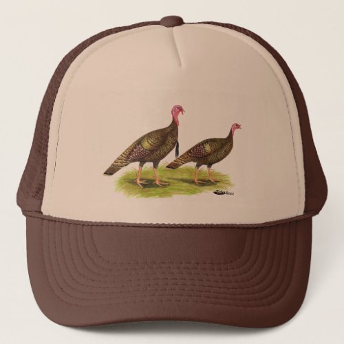 Turkey  Wild Bronze Trucker Hat