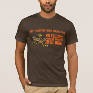 turkey with block text, text logo distressed T-Shirt