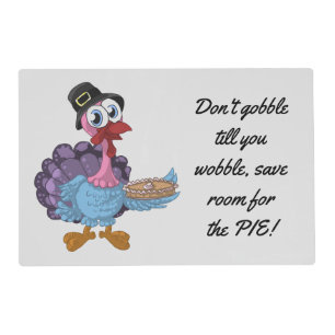 Turkey With Pie Placemat