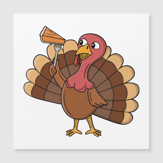 Turkey With Pie Slice (Front)
