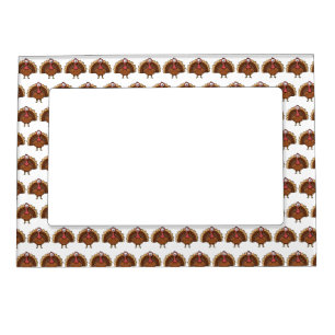 Turkey with Wide Tail Magnetic Frame
