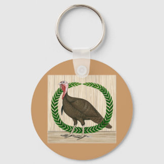 Turkey Wreath Keychain