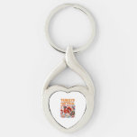 Turkeys Against Time Travel – Funny Retro Turkey D Keychain
